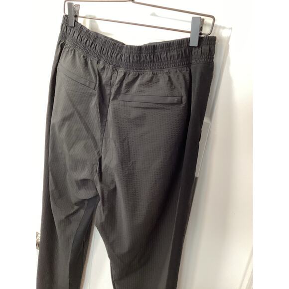 Athleta Women's Textured Brooklyn Joggers Pants Running Athleisure Black Size 8 - Picture 7 of 12
